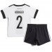 Německo Antonio Rudiger #2 Dětské Oblečení Domácí Dres MS 2022 Krátkým Rukávem (+ trenýrky)